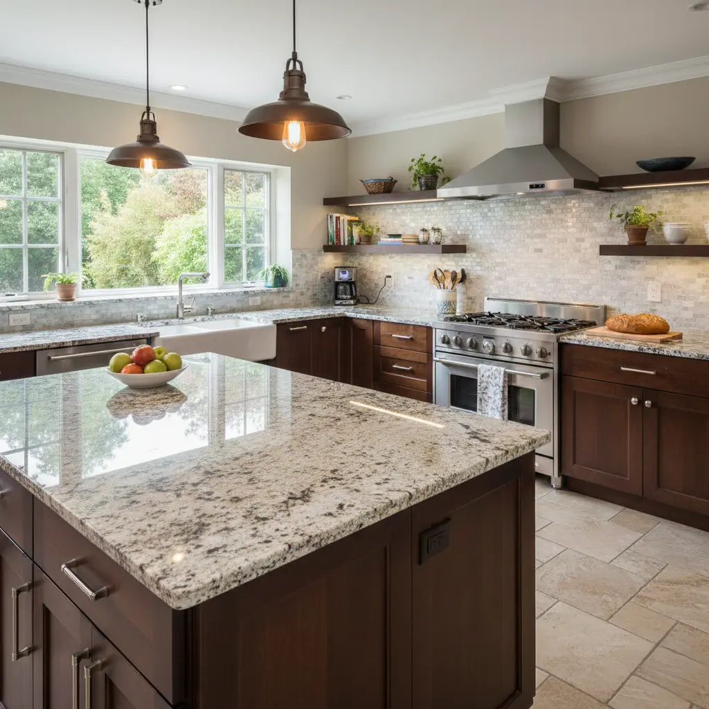 granite kitchen countertop